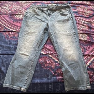 Torrid - Crop Mid-rise skinny jeans Vintage stretch light wash